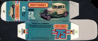 Replika Box - Matchbox Superfast - No.73 Model 'A' Ford