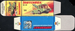 Replika Box - Matchbox Superfast - No.74 Toe Joe