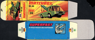 Replika Box - Matchbox Superfast - No.74 New Toe Joe