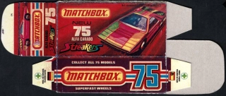 Replika Box - Matchbox Superfast - No.75 Alfa Carabo