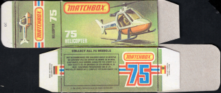 Replika Box - Matchbox Superfast - No.75 Helicopter