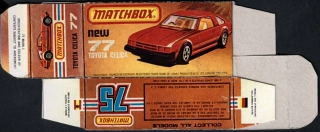 Replika Box - Matchbox Superfast - No.77 Toyota Celica