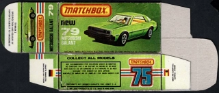 Replika Box - Matchbox Superfast - No.79 Mitsubishi Galant