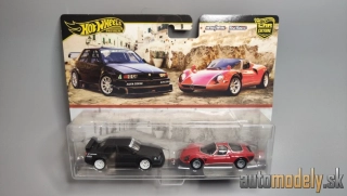 Hot Wheels Premium - Alfa Romeo 155 V6 TI / 69 Alfa Romeo 33 Stradale - 1:64