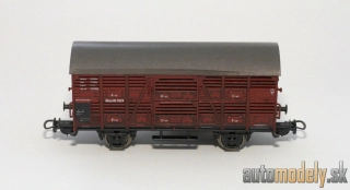 PIKO 58328 C - Nákladný vagón DRG "dobytčák" s patinou - HO 1:87