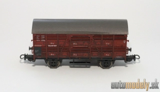 PIKO 58328 C - Nákladný vagón DRG "dobytčák" s patinou - HO 1:87