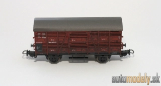 PIKO 58328 B - Nákladný vagón DRG "dobytčák" s patinou - HO 1:87