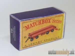 Replika Box - Matchbox Regular Wheels - No.16 "Atlantic" Transporter