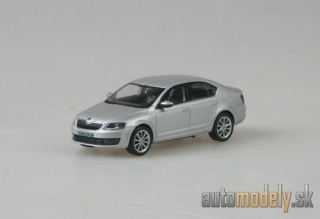Abrex - Škoda Octavia III (2012) strieborná brilliant metalíza - 1:43