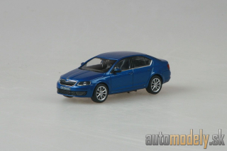 Abrex - Škoda Octavia III (2012) modrá race metalíza - 1:43