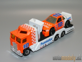 Matchbox - Kenworth Cabover Racing Transporter + Chevrolet Lumina