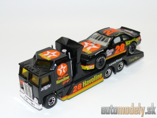 Matchbox - Kenworth Cabover Racing Transporter + Ford Thunderbird