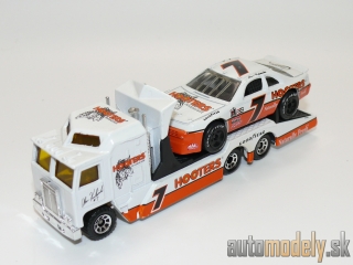 Matchbox - Kenworth Cabover Racing Transporter + Ford Thunderbird
