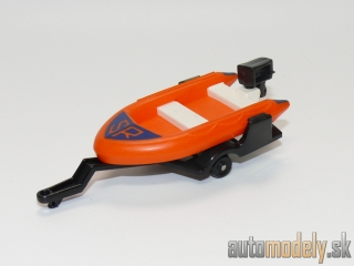 Matchbox - Trailer + Inflatable