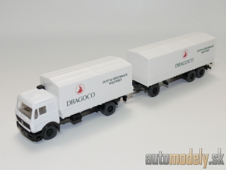 Wiking 26455/1 - Mercedes-Benz Pritschen-Lastzug "Dragoco" - 1:87