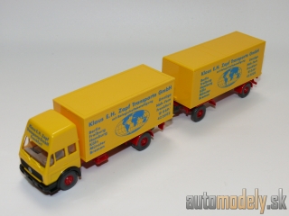 Wiking 459 - MB 1638 Hochdach "Klaus E.H. Zapf Transporte GmbH" Mercedes-Benz - HO 1:87