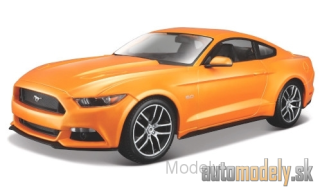Maisto - Ford Mustang GT, metallic-orange, 2015 - 1:18