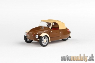 Abrex - Velorex 16/350 (1966) Hnedá/Svetlo Béžová/Slonovinová kosť - 1:43