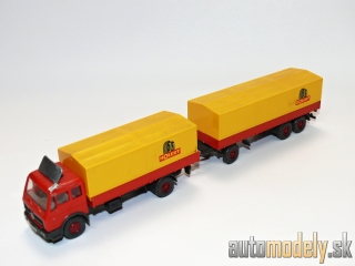 Wiking 455 - MB 1632 Fernlastzug "Holert Dunlop" - HO 1:87