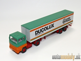 Wiking 540 - Ford Koffer-Sattelzug "ICI Lacke Farben Ducolux Meisterpreis" - HO 1:87