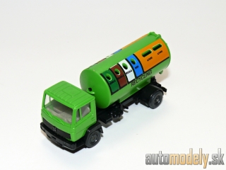 Wiking 643 - Mercedes-Benz Recycling Container LKW "Recycling" - 1:87