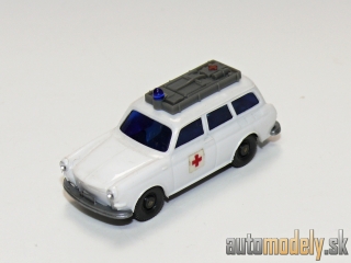 Wiking 74/2 - VW 1500 Variant Kofferraumhaube Rund Krankenwagen - 1:87