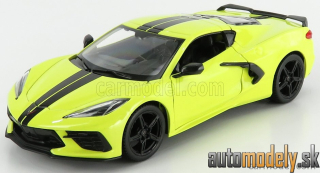 Maisto - CHEVROLET - CORVETTE Z51 STINGRAY COUPE 2020 - YELLOW - 1:24