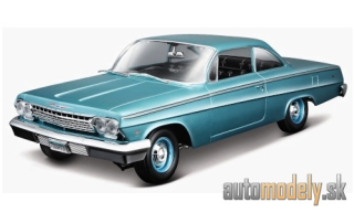 Maisto - Chevrolet Bel Air Coupe, metallic-türkis, 1962 - 1:18