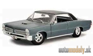 Maisto - Pontiac GTO, metallic-blau/mattblack, without showcase, 1965 - 1:18
