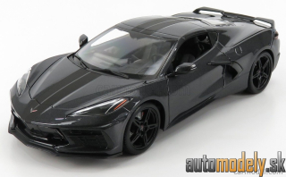 Maisto - CHEVROLET - CORVETTE STINGRAY 2020 - GREY MET - 1:18