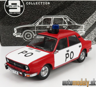 Triple9 - Škoda 105L 1976 PO Hasiči červeno biela - 1:18