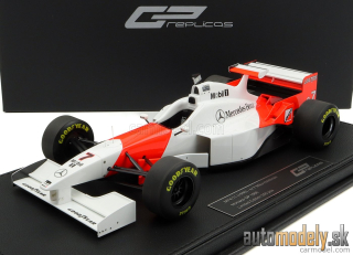 GP-REPLICAS - McLAREN - F1 MP4/11 3.0L V10 TEAM MERCEDES CENTRAL WING N 7 6th MONACO GP 1996 MIKA HAKKINEN - CON VETRINA - WITH SHOWCASE - 1:18