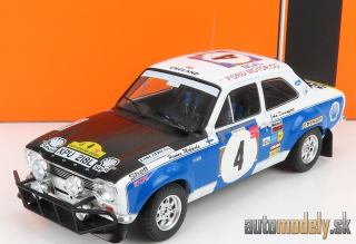 IXO-MODELS - FORD ENGLAND - ESCORT MKI RS 1600 (night version) N 4 RALLY SAFARI 1973 H.MIKKOLA - J.DAVENPORT - 1:18