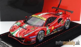 BBR-MODELS - FERRARI - 488 GTE 3.9L TURBO V8 TEAM AF CORSE N 51 WINNER LMGTE PRO CLASS 24h LE MANS 2021 J.CALADO - A.PIER GUIDI - C.LEDOGAR - 1:43