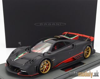 BBR-MODELS - PAGANI - IMOLA 2020 (CARBON FIBRE BLACK) - CON VETRINA - WITH SHOWCASE - 1:18