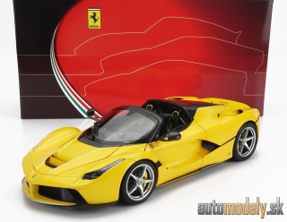 BBR-MODELS - FERRARI - LAFERRARI APERTA SPIDER 2016 (NERO DAYTONA - BLACK) - 1:18