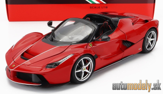 BBR-MODELS - FERRARI - LAFERRARI APERTA SPIDER 2016 (ROSSO CORSA 322 - RED) - 1:18