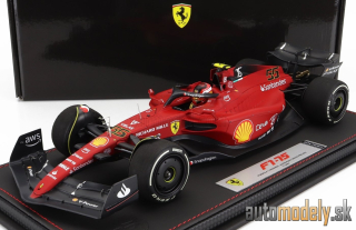 BBR-MODELS - FERRARI - F1-75 TEAM SCUDERIA FERRARI N 55 AUSTRALIAN GP 2022 CARLOS SAINZ - CON VETRINA - WITH SHOWCASE - 1:18