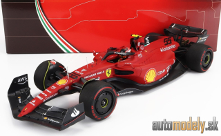 BBR-MODELS - FERRARI - F1-75 TEAM SCUDERIA FERRARI N 55 2nd BAHRAIN GP 2022 CARLOS SAINZ - 1:18