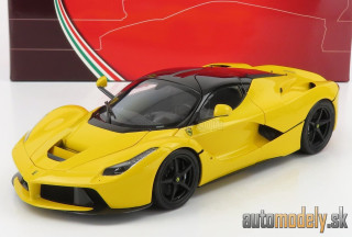 BBR-MODELS - FERRARI - LAFERRARI 2013 - BLACK WHEELS (GIALLO MODENA - YELLOW BLACK)- 1:18