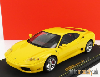 BBR-MODELS - FERRARI - 360 MODENA 1999 - F1 GEAR BOX - CAMBIO F1 - CON VETRINA - WITH SHOWCASE (YELLOW) - 1:18