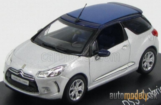 NOREV - CITROEN - CITROEN DS3 CABRIOLET 2013 (ALUMINIUM GREY MET BLUE) - 1:43