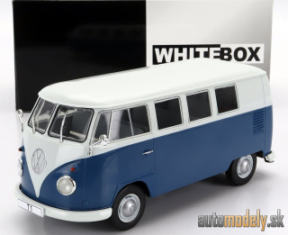 WHITEBOX - VOLKSWAGEN - T1 COMBI MINIBUS 1962 (WHITE BLUE) - 1:24