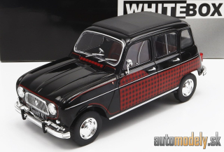 WHITEBOX - RENAULT - R4L PARISIENNE 1964 (BLACK RED) - 1:24