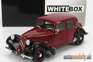 WHITEBOX - CITROEN - TRACTION AVANT 11BL 1956 (RED BLACK) - 1:24