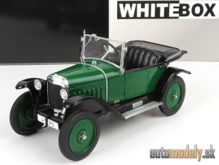 WHITEBOX - OPEL - 4/12 PS CABRIOLET RHD 1924 (GREEN BLACK) - 1:24