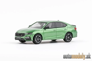  Abrex - Škoda Octavia IV RS (2020) - Zelená Cosmic Metalíza - 1:43