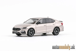  Abrex - Škoda Octavia IV RS (2020) - Béžová Sahara Metalíza - 1:43