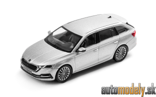 Nová Škoda Octavia Combi IV Strieborná Briliant Metalíza - 1:43