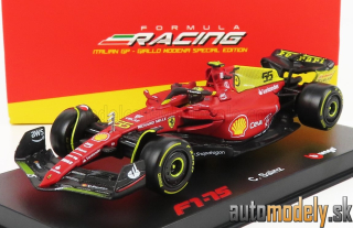 Bburago - Ferrari F1-75 Scuderia No.55 Season 2022 Carlos Sainz - 1:43